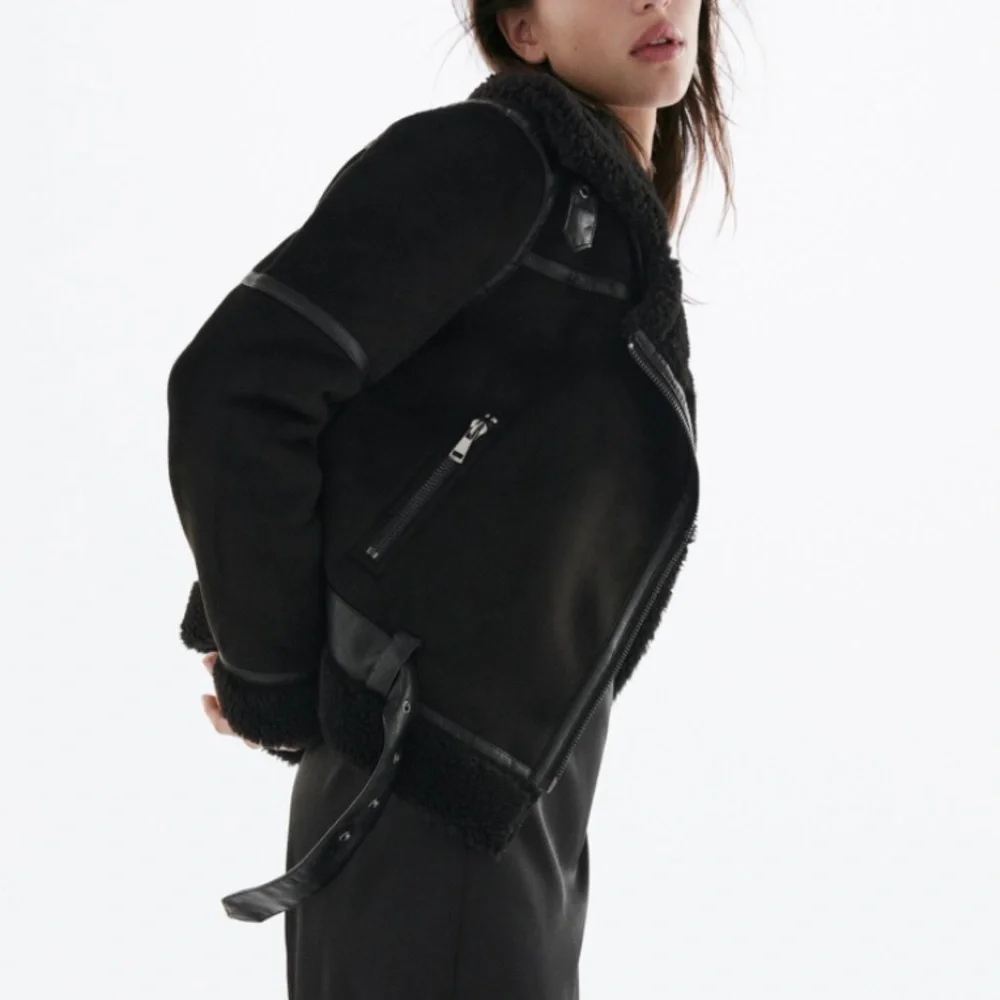 ZARA DOUBLE-FACED JACKET XS - Picture 5 of 7